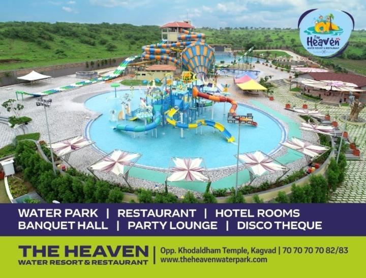 The Heaven Water Park And Resort & Restaurant Virpur Exteriör bild